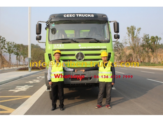 China manufacturer 10 wheel 20 ton sand tipper truck Beiben dump truck  price