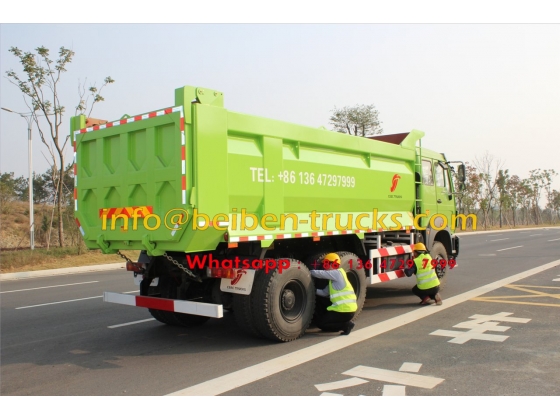 China manufacturer 10 wheel 20 ton sand tipper truck Beiben dump truck  price