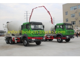 China famous brand Beiben 8 cubic meters concrete mixer truck  price
