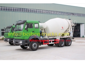 china Famous brand Beiben 336hp concrete mixer truck cheap price