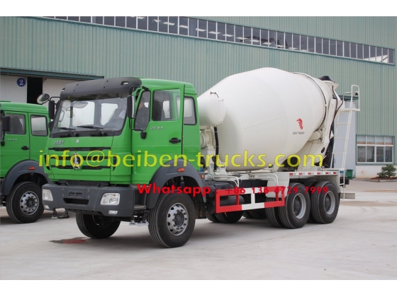 North benz 8cbm 6x4 concrete mixer truck sale in Africa