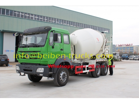 China high quality Beiben 6X4 concrete mixer truck for sale
