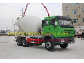 North Benz NG80 6x4 concrete mixer truck cement truck factory