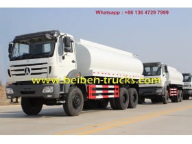 BeibenTRUK 15m3 6X4 mobile catering trucks, RHD water tank truck for sal...