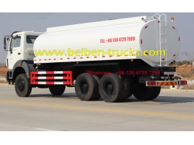 CHINA good quality Beiben 20m3 tanker truck capacity water tanker truck for sale