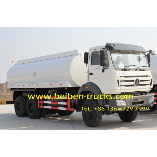 Beiben 6x4 5000 gallon diesel water sprinkling tank truck factory