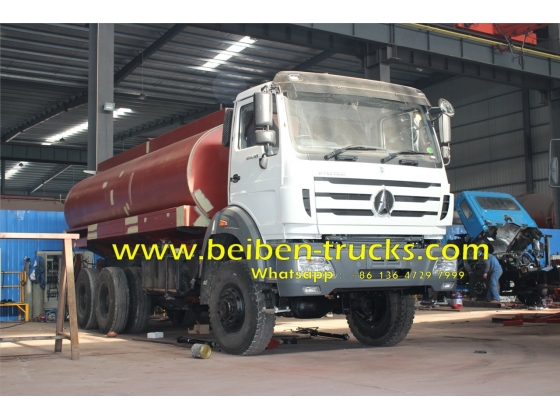 BeibenTRUK 15m3 6X4 mobile catering trucks, RHD water tank truck for sal...