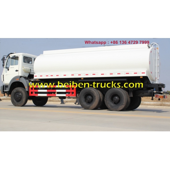china 6x4 North Benz Beiben Water Tank Truck 20m3/ 20cbm Water Tanker