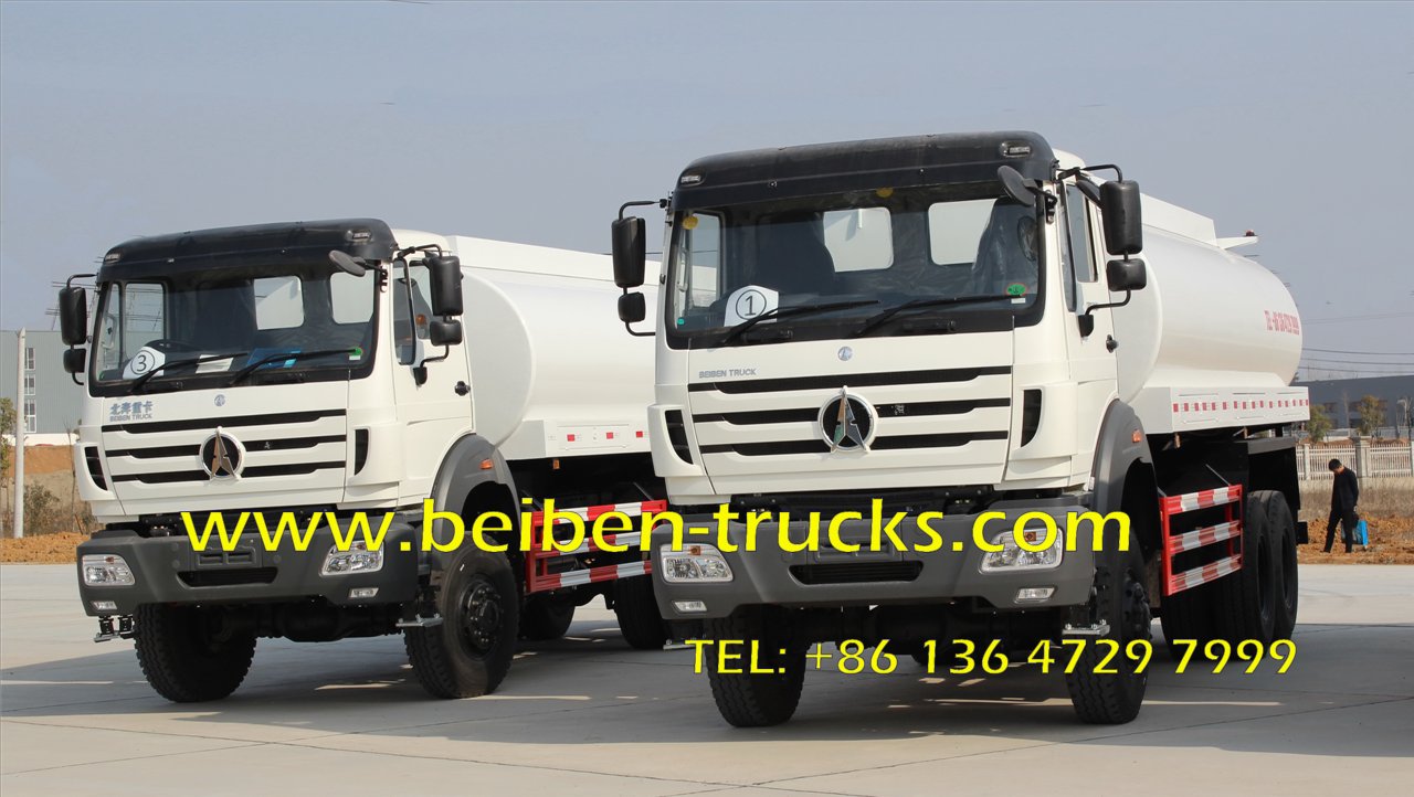 china Beiben 6x4 water carrier truck water spray truck for sale