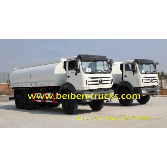 Beiben NG80B 6x4 5000 gallon water tank truck manufacturer