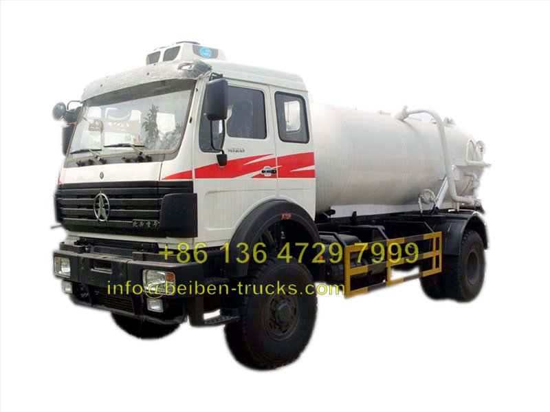 north benz 10 CBM vacuum tanker truck