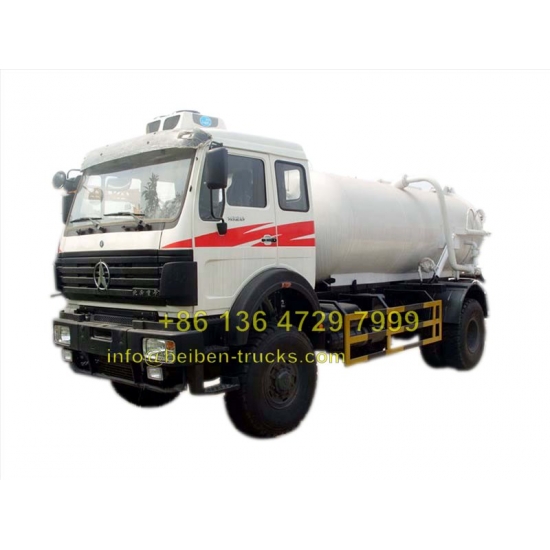 north benz 10 CBM vacuum tanker truck