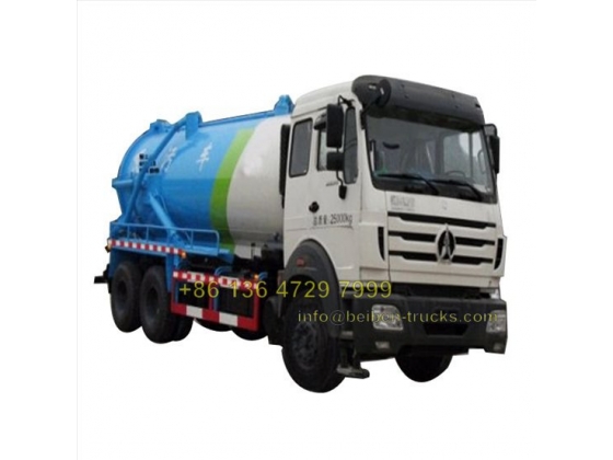 china beiben 15,000 L cesspit emptier manufacturer