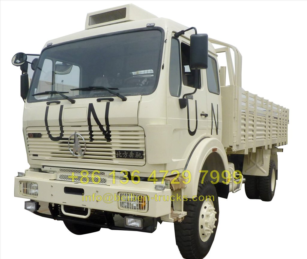 china beiben 4 wheel drive military truck supplier