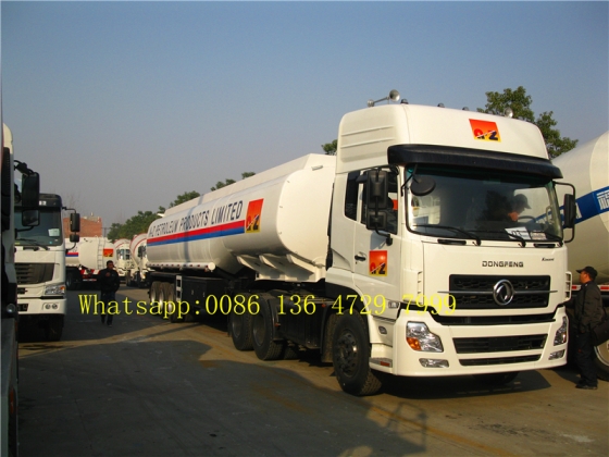 36000 L double tire fuel tank truck trailer supplier