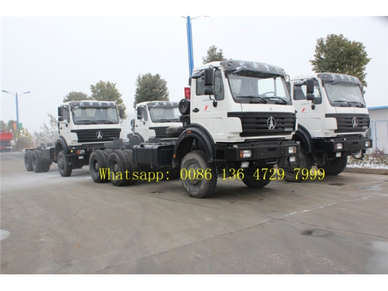 beiben 6*6 drive cargo truck supplier