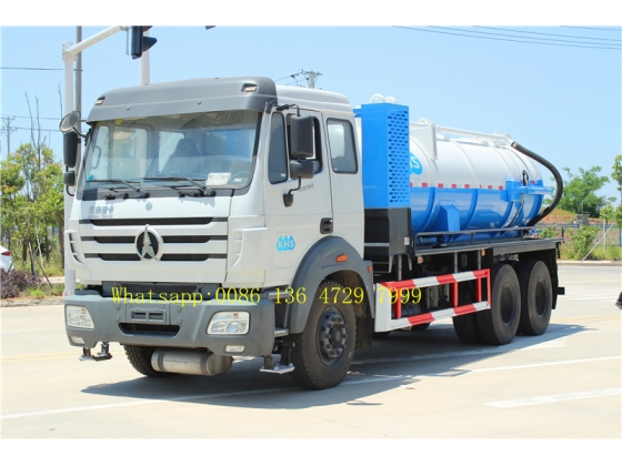 beiben sewage tanker truck
