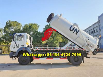 Beiben 4WD 10000 liters sewage tank truck for sale