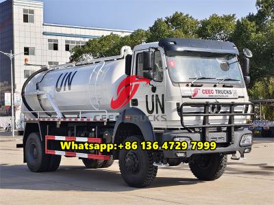 Beiben 4WD 10000 liters sewage tank truck for sale