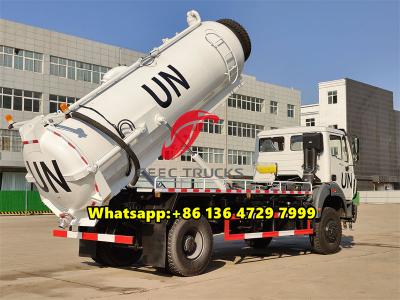 Beiben 4WD 10000 liters sewage tank truck for sale