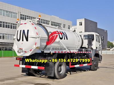 Beiben 4WD 10000 liters sewage tank truck for sale