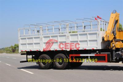Beiben 2638 truck mounted XCMG knuckle boom crane