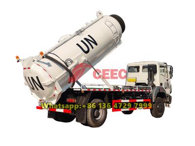 Beiben 4×4 all wheel drive vacuum truck