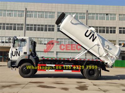 Beiben 4×4 all wheel drive vacuum truck