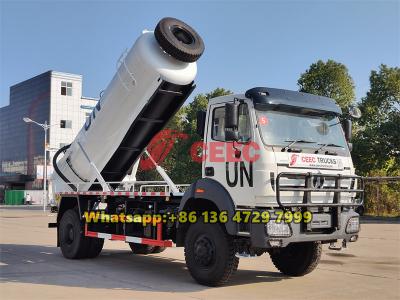 Beiben 4×4 all wheel drive vacuum truck