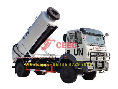 Beiben 4×4 all wheel drive vacuum truck