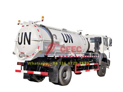 Beiben 4×4 all wheel drive vacuum truck