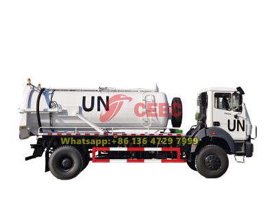 Beiben 4×4 all wheel drive vacuum truck