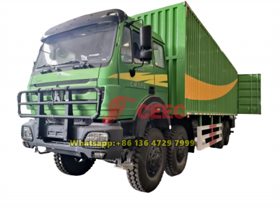 Beiben 3142 cargo truck with 8x8 drive