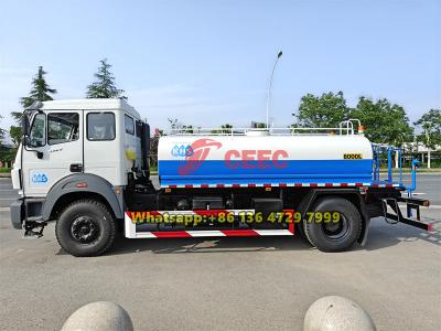 Beiben 4×2 water bowser truck