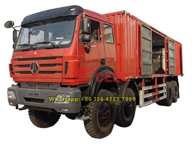 beiben 8x8 drive heavy cargo truck