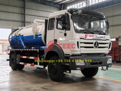 Beiben 8CBM vacuum tank truck