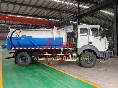 Beiben 8CBM vacuum tank truck
