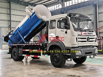 Beiben 8CBM vacuum tank truck