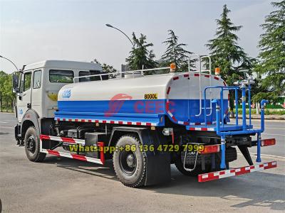 Beiben 8000 liters water tank truck