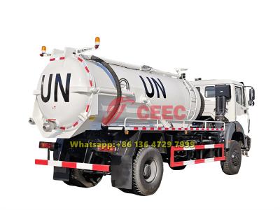 4x4 drive beiben vacuum tanker truck