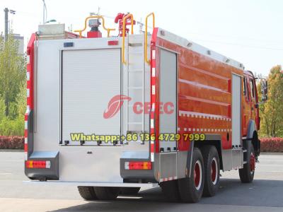 Beiben 6×4 fire tanker truck