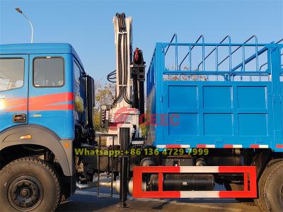 Beiben 6×4 truck mounted crane