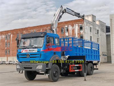 Beiben 6×4 truck mounted crane