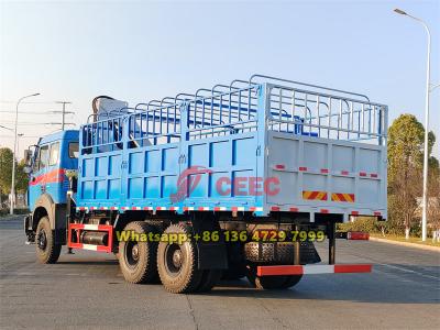 Beiben 6×4 truck mounted crane