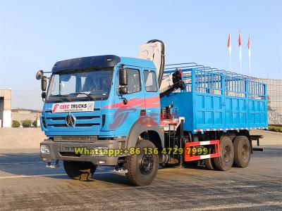 Beiben 6×4 truck mounted crane