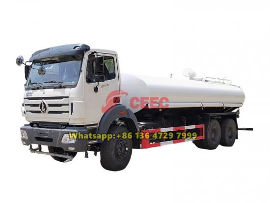 Beiben 6×4 water tank lorry for sale