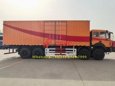 Beiben 8×8 off-road cargo box truck