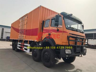 Beiben 8×8 off-road cargo box truck