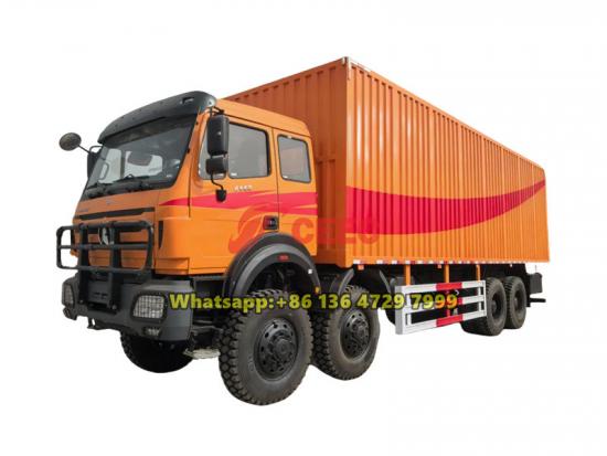 Beiben 8×8 off-road cargo box truck