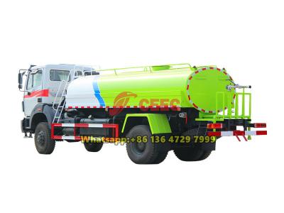 Beiben 4×4 RHD water bowser truck